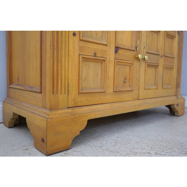 Baker Milling Road English Country Pine Linen Cabinet For Sale - Image 9 of 18