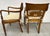 Late 20th Century Pair Anglo-Indian British Colonial Cane Armchairs From the General Hospital Set For Sale - Image 5 of 7