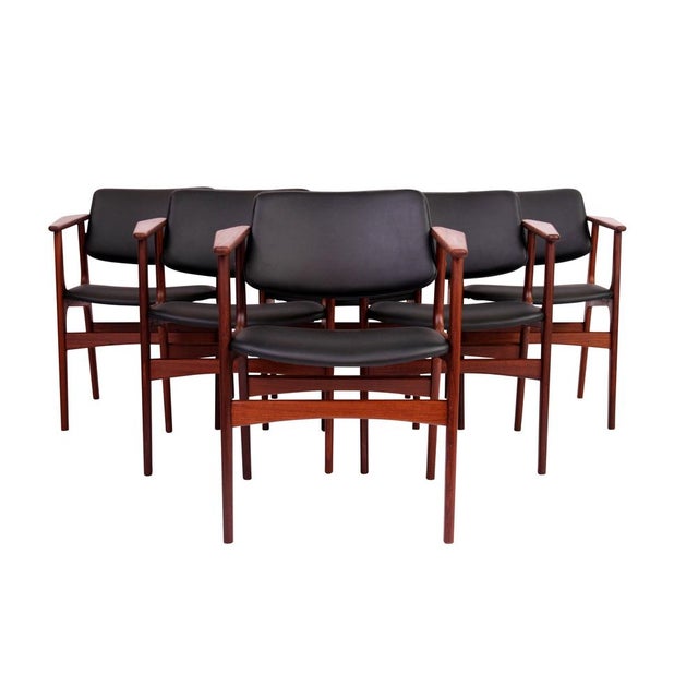 Vintage Lene Dining Chairs by Arne Vodder, 1960s, Set of 6 For Sale - Image 10 of 10