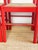 Wood Red Lacquered Wooden Chairs with Braided Rope Seats, 1980s, Set of 4 For Sale - Image 7 of 12