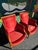Mid 20th Century Henredon Traditional Cranberry Velvet Lounge Chair Pair For Sale - Image 5 of 13