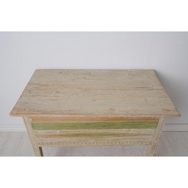 Antique Northern Swedish Gustavian Country House Table For Sale - Image 9 of 12