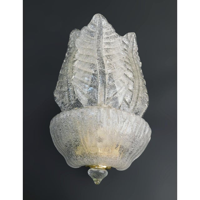 1960s 1960s Graniglia Leaves Sconce For Sale - Image 5 of 11