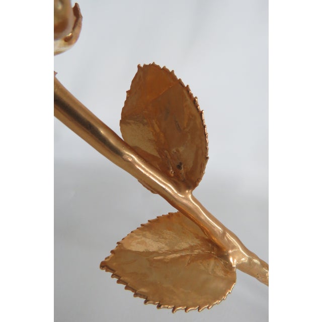 24k Gold Dipped Forever Rose 4523b For Sale - Image 9 of 11