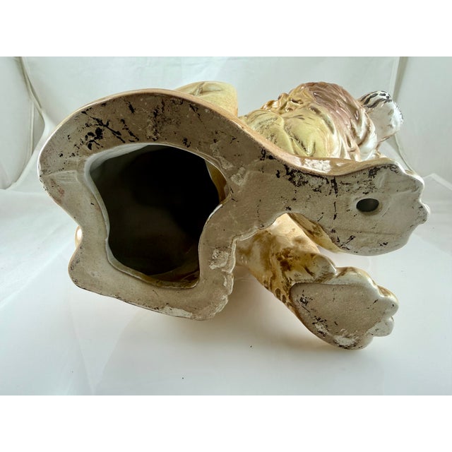 1960s Mid Century Ceramic Lion Sculpture/Figurine - Italy For Sale - Image 5 of 6