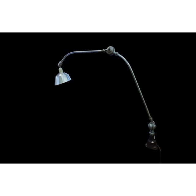 Vintage Industrial Triplex Pendulum Clamp Lamp by Johan Petter Johansson for Asea, Sweden, 1930s For Sale - Image 12 of 12