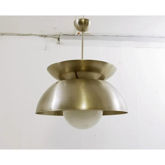 Mid-Century Cetra Hanging Lamp attributed to Vico Magistretti for Artemide, 1960s For Sale - Image 3 of 9