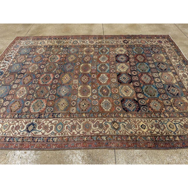 Galerie Shabab Collection Early 20th Century Handmade Northwest Persian Room Size Carpet For Sale In New York - Image 6 of 10