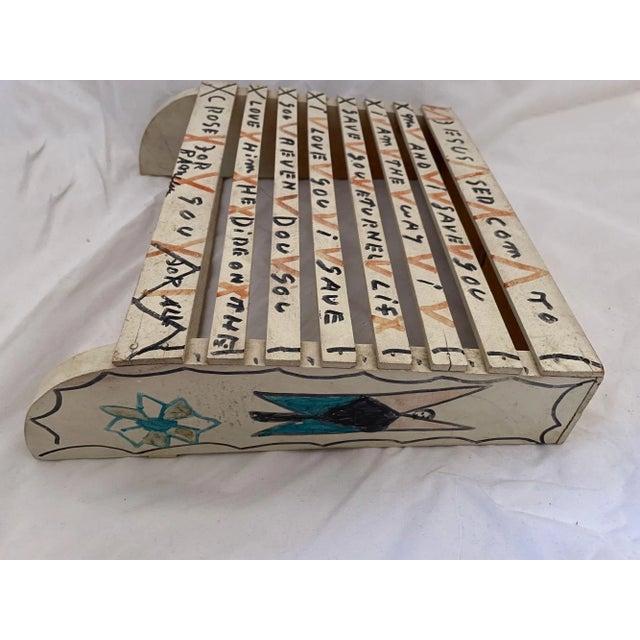 This is an incredibly unique piece of art by local Georgia artist known as R.A. Miller. This is very fragile. Some of the...