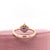 Blue Trillion 6x4.5mm Ceylon Sapphire Ring W Earth Mined Diamonds in Solid 14k Gold, Size 6.75 For Sale - Image 8 of 12