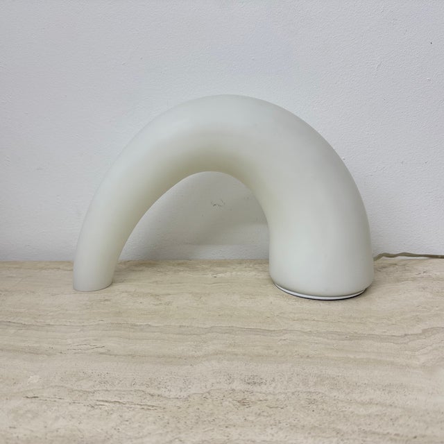 Italian Thor Glass Table Lamp from Fontana Arte, 1980s For Sale - Image 10 of 18