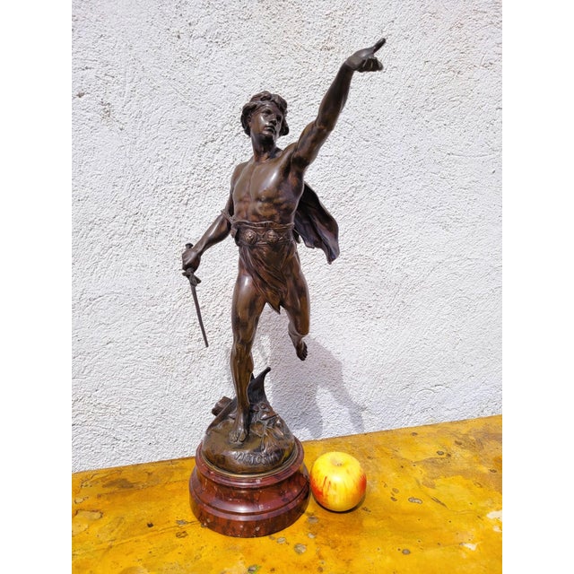 Emile Picault, Victoria, Bronze Sculpture, Late 19th Century For Sale - Image 18 of 18