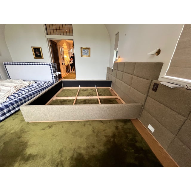 2020s Custom King Bed by Ad100 Designer Andre Mellone of Studio Mellone For Sale - Image 5 of 5