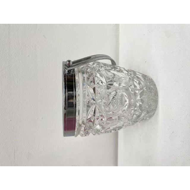 Glass Art Deco Crystal Ice Bucket, France, 1930s For Sale - Image 7 of 11