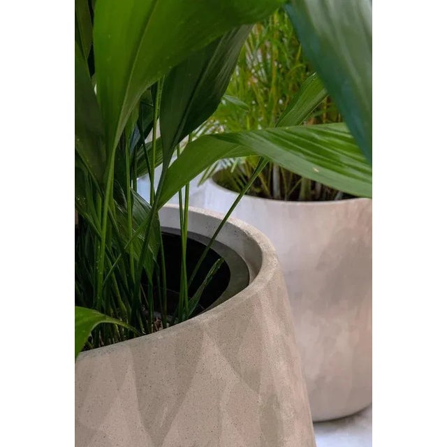 Contemporary Pebble Small Brown Planter by Indigenus For Sale - Image 3 of 13