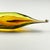 1990s Catherine Vamvakas Lay — Abstract Postmodern Biomorphic Colored Hand-Blown Glass With Bronze Cradle (Signed) For Sale - Image 5 of 9