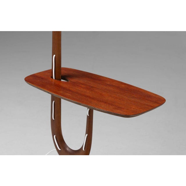 Giraffe Tablet Floor Lamp from Rispal, France, 1950s For Sale - Image 15 of 18