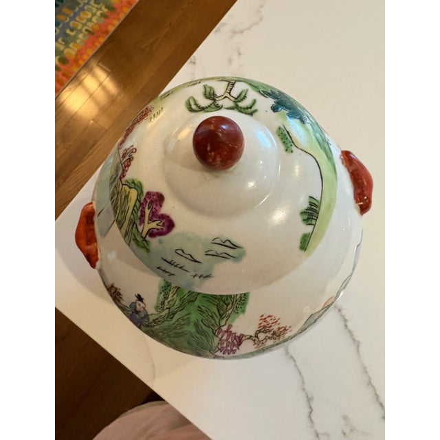 Early 20th Century Early 20th Century Famille Rose Potiche For Sale - Image 5 of 11