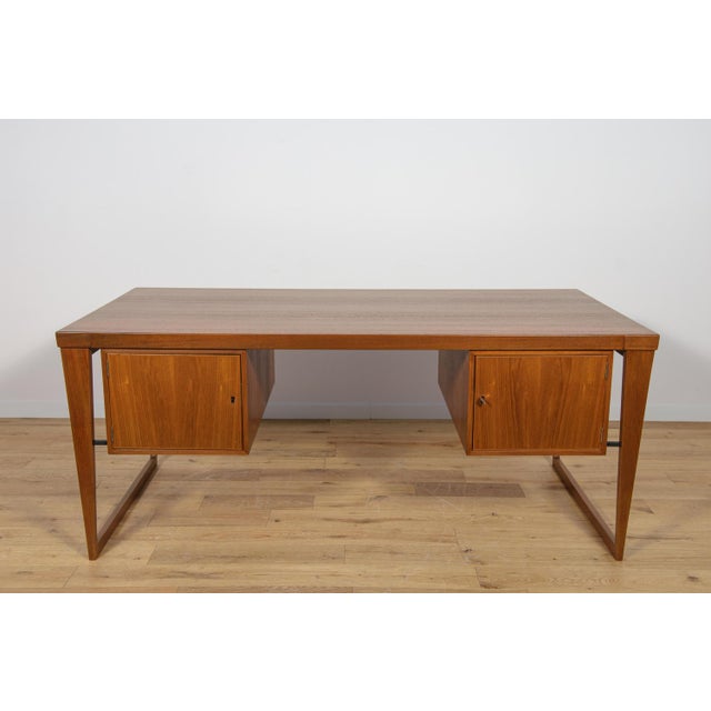 Model 70 Desk in Teak by Kai Kristiansen for Feldballes Møbelfabrik, 1960s For Sale - Image 6 of 18