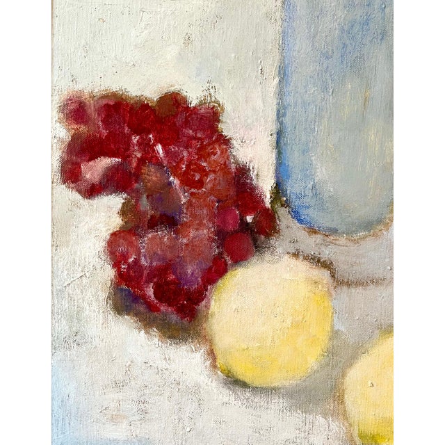 1990s Betsy Podlach, Fruit Still Life Oil Painting Betsy Podlach American Post Feminist Modernist Art For Sale - Image 5 of 11