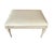 Cream Antique Gustavian Carved Painted and Upholstered Stool For Sale - Image 8 of 8