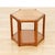 1960s Mid Century Danish Teak Octagonal Coffee Side Table For Sale In Los Angeles - Image 6 of 8