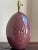 Purple Late-20th Century Aubergine Ceramic Table Lamp For Sale - Image 8 of 13