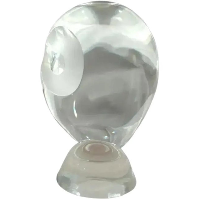 Vintage Signed Steuben Mid Century Modern Crystal Perched Owl Figurine For Sale In Naples, FL - Image 6 of 9