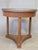 Antique 1930s French Empire or Art Deco Cherry Guéridon Table With Black Marble For Sale - Image 4 of 13