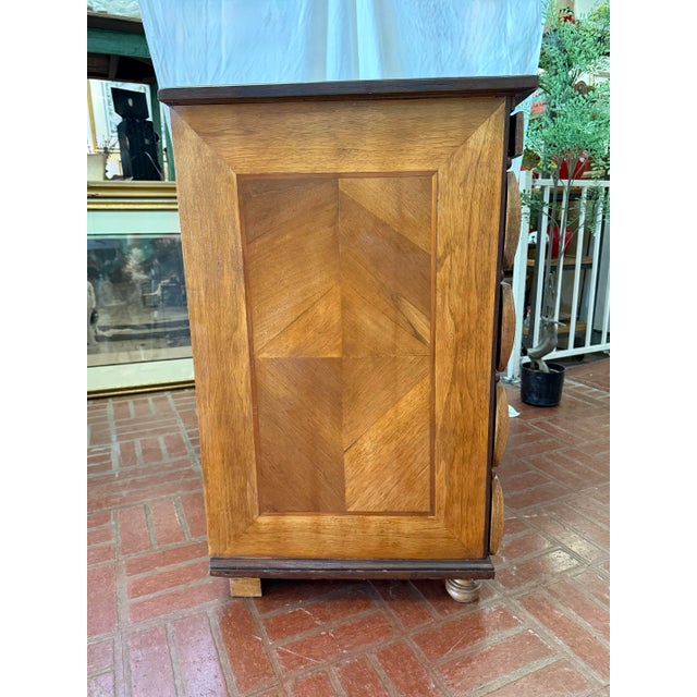 20th Century Lockable Five Drawer Chest For Sale - Image 4 of 12