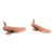 Pair of Vintage Tuscan Terra Cotta Peacock Garden Sculptures For Sale