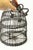 Metal 19th C. Victorian Round Beehive Shaped Wire Bird Cage For Sale - Image 7 of 14