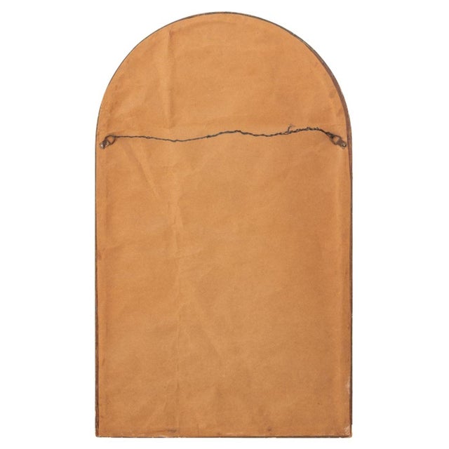 Early 1900s French Belle Epoque Giltwood Arched Mirror For Sale - Image 4 of 4