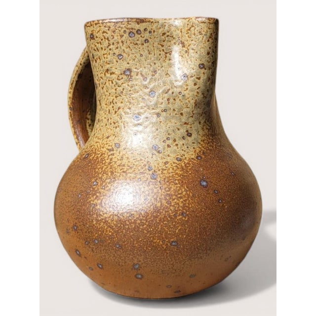 Pyrite Stoneware Pitcher by Michel Dumont, 1980s For Sale - Image 4 of 9