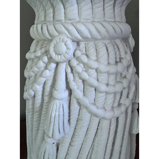 Mid 20th Century Plaster Tassel Side Table in the Style of Dorothy Draper For Sale - Image 9 of 13