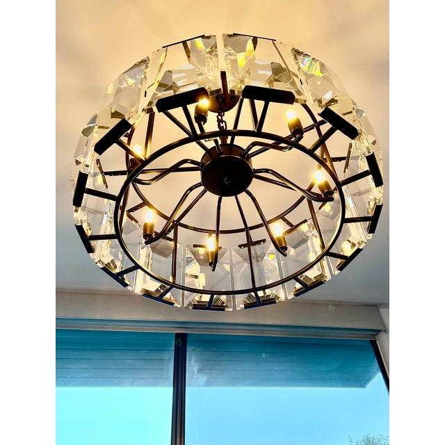 Mid-Century Modern Rh Harlow 31” Crystal Chandelier – Modern Glam / Hollywood Regency For Sale - Image 3 of 5