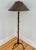 Arts & Crafts Style Wrought Iron Floor Lamp on Tripod Legs With Original Shade For Sale - Image 12 of 12