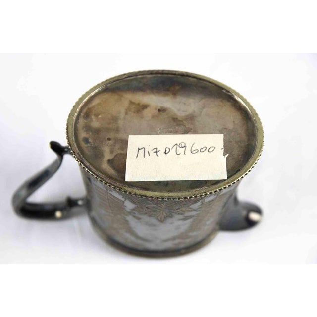 Mid-Century Sheffeld Silverplate Tea Service from J.H. Potter, United Kingdom, Set of 3 For Sale - Image 4 of 6