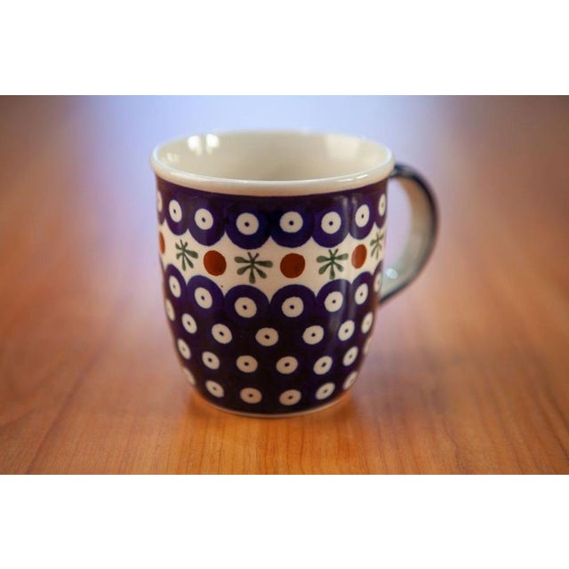 350 Ml Ceramic Mugs from Zakłady Ceramiczne Bolesławiec, Set of 4 For Sale - Image 4 of 9