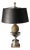 Gilt and Silver Bronze Pineapple Table Lamp attributed to Maison Charles, France, 1960s-1970s For Sale