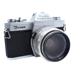 Mid 20th Century Beseler Topcon Unirex 35mm SLR Camera With 50mm F/2 Lens