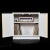 1970s Restored 1970s Yellow and White Broyhill Chapter One Record Media Cabinet For Sale - Image 5 of 14