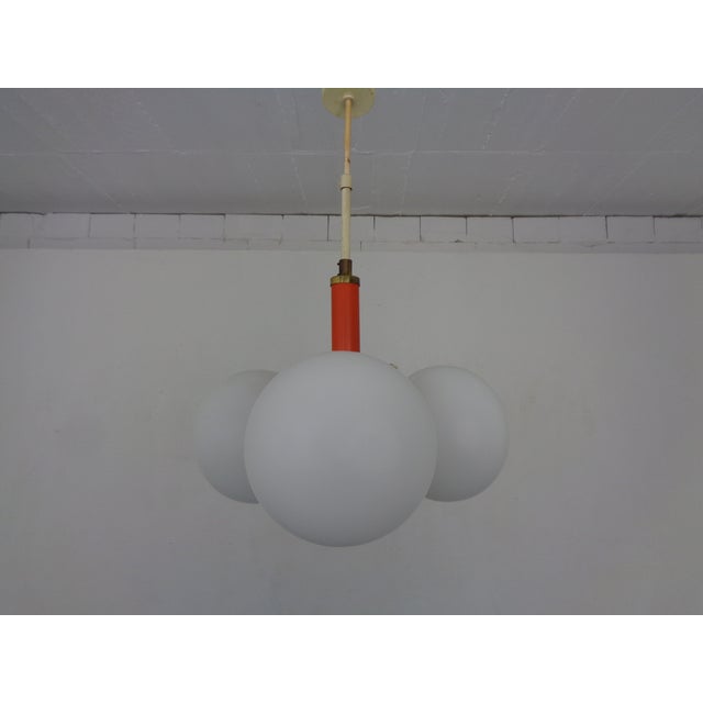 Space Age Sputnik Ceiling Lamps with Glasses by Richard Essig, Germany, 1970s, Set of 2 For Sale - Image 9 of 18