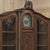 Antique Liegeois Regence Style Two-Tiered Oak Display Buffet With Clock For Sale In Dallas - Image 6 of 18