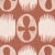 Mid-Century Modern SAMPLE - Schumacher X Drusus Tabor Lunaria Fabric In Blush On Terracotta For Sale - Image 3 of 4