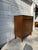 Mid-Century Modern Mid Century Modern Walnut Highboy Dresser With Sculptural Brass Ring Pulls For Sale - Image 3 of 12