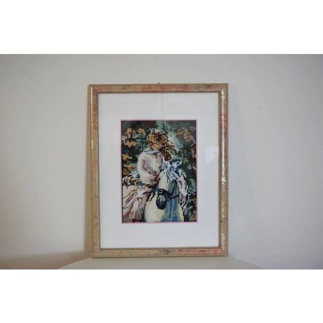 Crocheted Paintings, 1990s, Set of 3 For Sale - Image 15 of 18