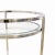 Modern Pasargad Home Blake Stainless Steel & Glass Serving Table For Sale - Image 3 of 5