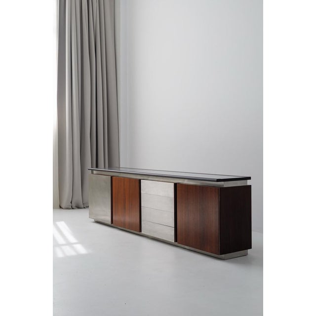 Modern Large Parioli Sideboard or Room Divider by Giotto Stoppino for Acerbis, 1980s For Sale - Image 3 of 9