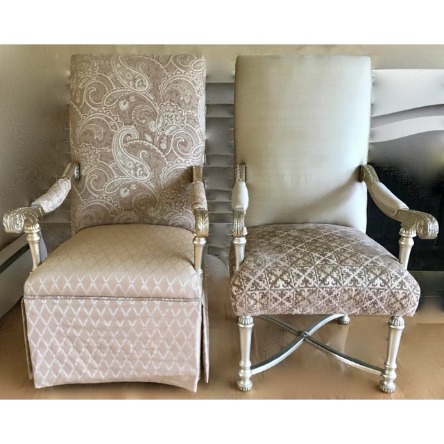 Transitional Henredon Accent Chairs- Set of 2 For Sale - Image 3 of 12